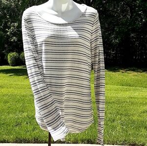 LOFT by Ann Taylor Women's Polka Dot Long Sleeve Top Size Small